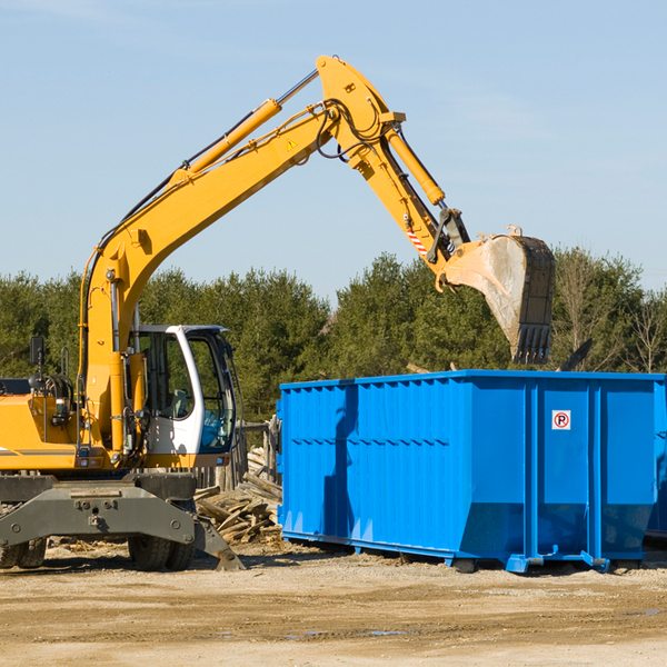 what size residential dumpster rentals are available in Crowder MS